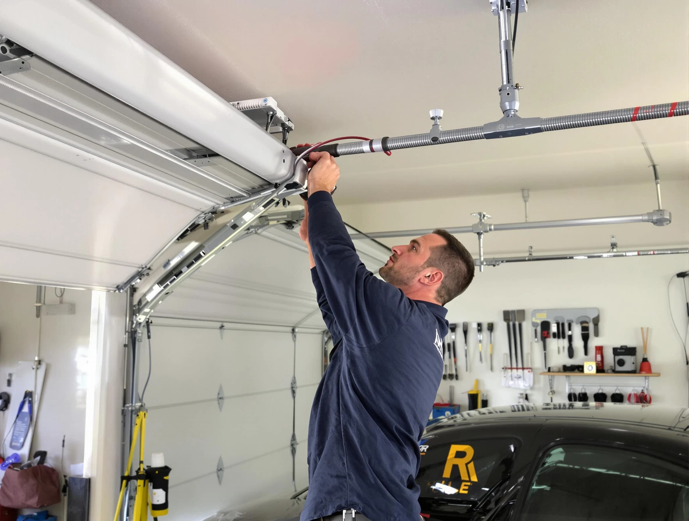 Canonsburg Garage Door Repair technician performing garage door cable repair in Canonsburg
