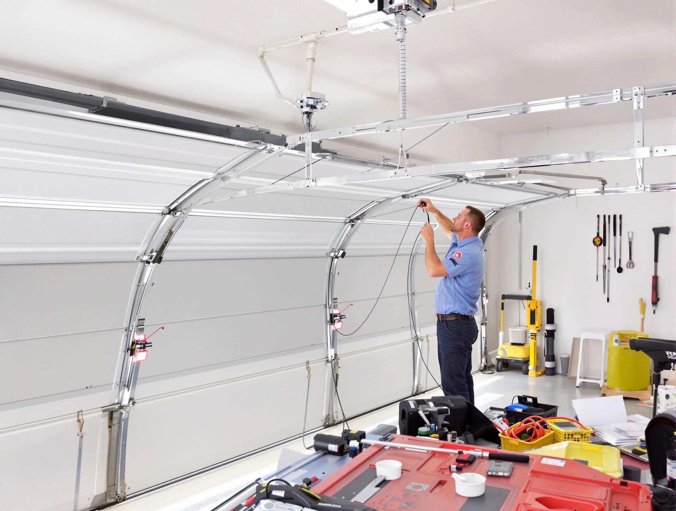 Garage door cable repair service by Canonsburg Garage Door Repair in Canonsburg
