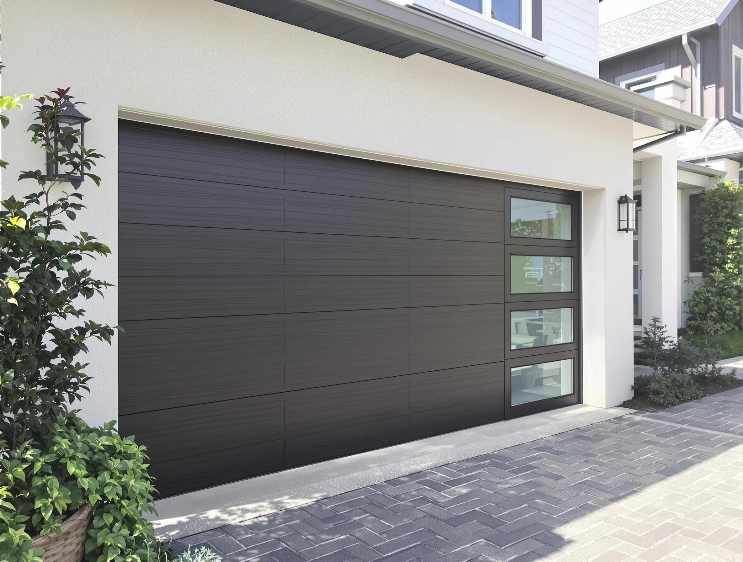 Custom garage door installation by Canonsburg Garage Door Repair in Canonsburg