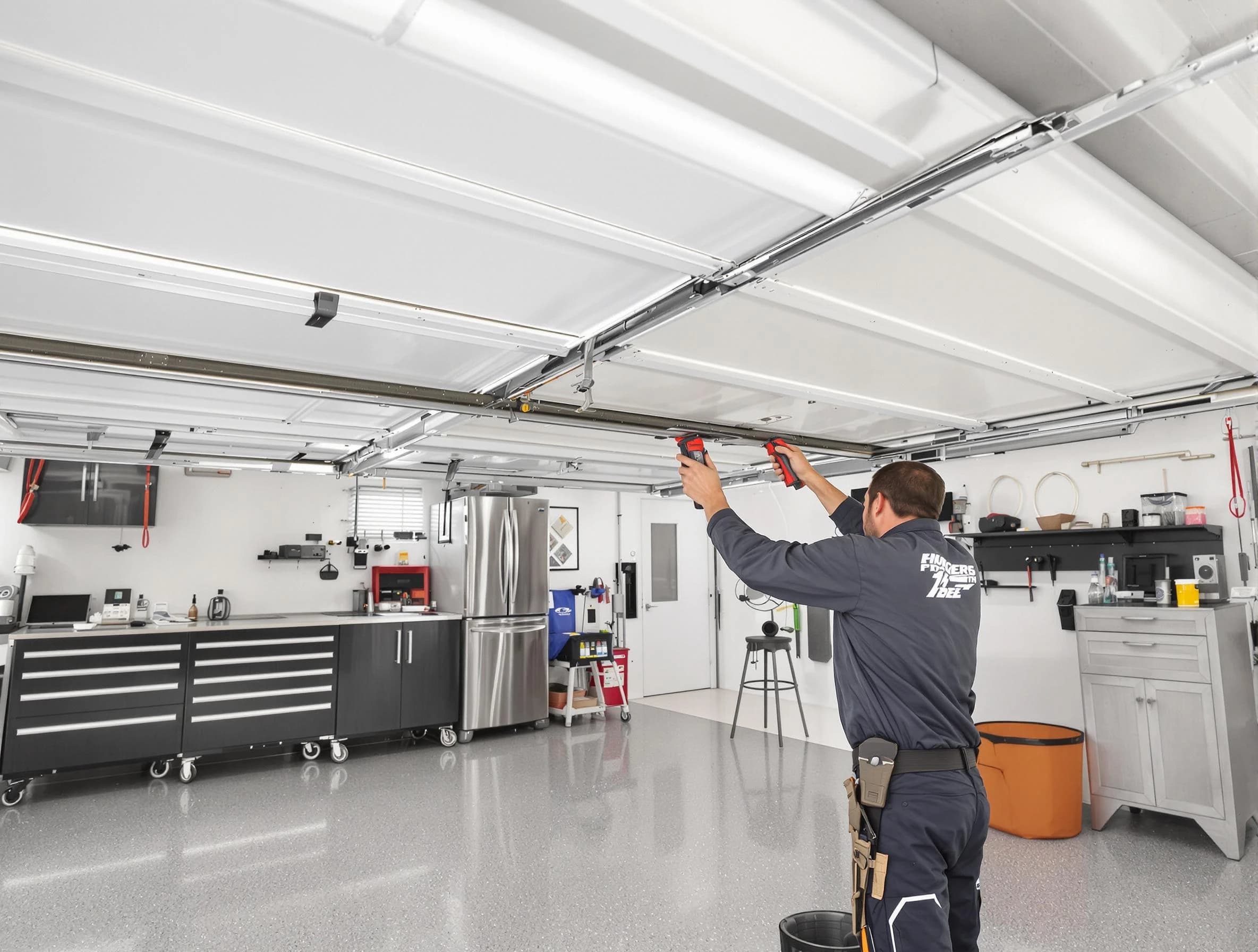 Overhead garage door repair service by Canonsburg Garage Door Repair in Canonsburg