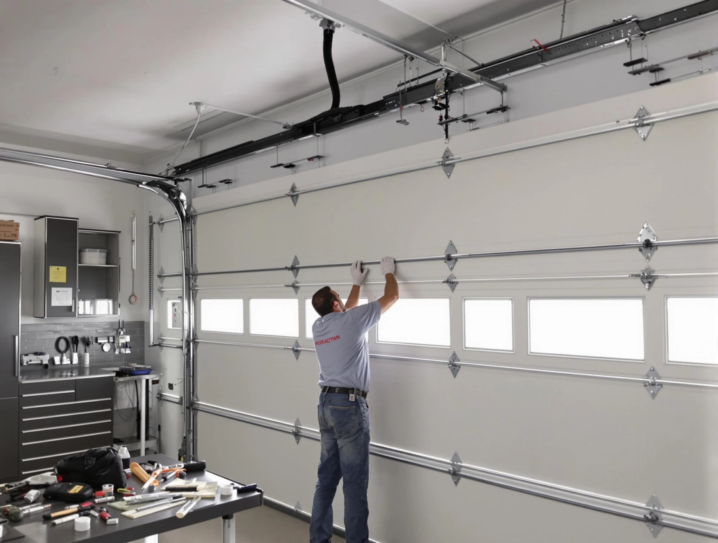 Garage Door Track Repair in Canonsburg