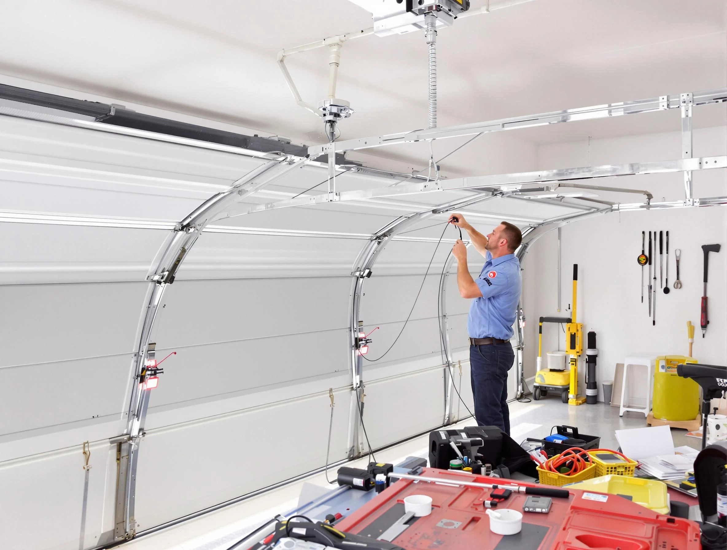 Garage door cable repair service by Canonsburg Garage Door Repair in Canonsburg